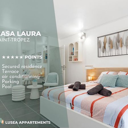 サントロペCasa Laura -Parking - Poolアパートメント エクステリア 写真