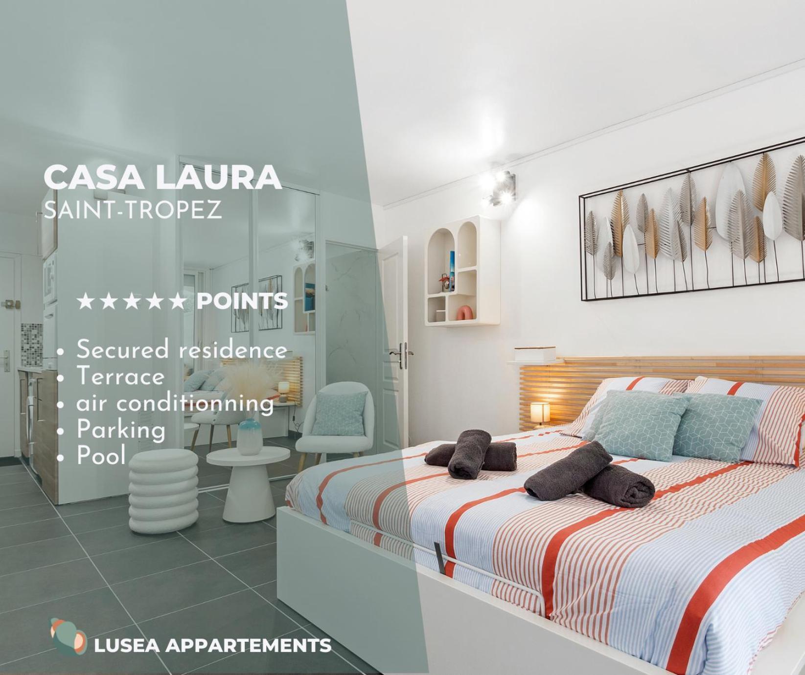 サントロペCasa Laura -Parking - Poolアパートメント エクステリア 写真